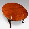 Waring and Gillow mahogany extending dining table closed