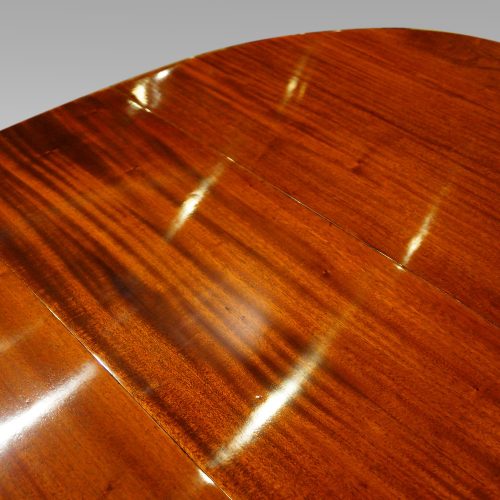 Waring and Gillow mahogany extending dining table top