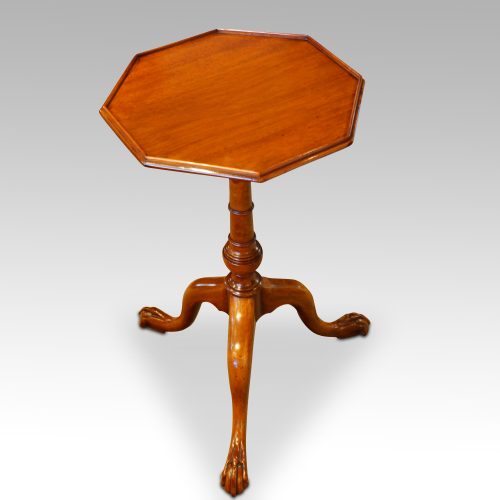 Antique mahogany wine table