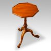 Antique mahogany wine table side