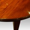 Edwardian circular mahogany dining table leg panel