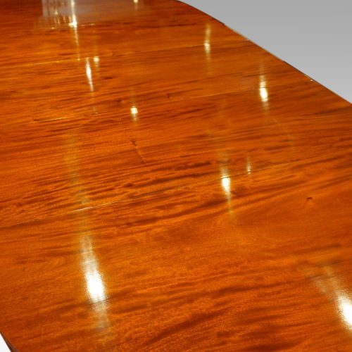 Edwardian circular mahogany dining table top