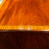 Georgian inlaid bow front chest banded top