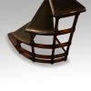 Mahogany spiral library steps side