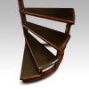 Mahogany spiral library steps top