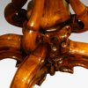 Pair of Victorian walnut cardtables basket base