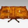 Pair of Victorian walnut cardtables top