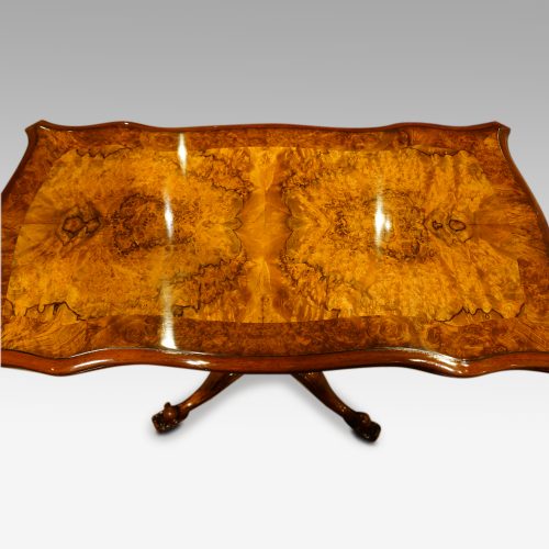 Pair of Victorian walnut cardtables top