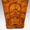 Victorian burr walnut cabinet door panel