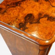 Victorian burr walnut cabinet top