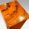 Victorian burr walnut cabinet top view