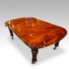 Victorian mahogany 10+ seat dining table corner view