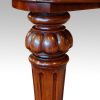 Victorian mahogany 10+ seat dining table leg detail