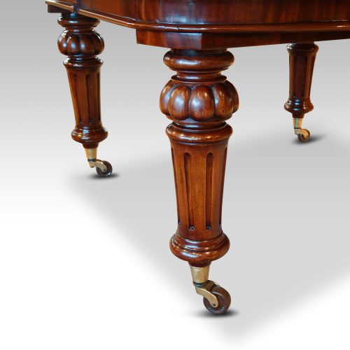 Victorian mahogany 10+ seat dining table legs