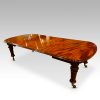 Victorian mahogany 10+ seat dining table side view