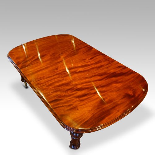 Victorian mahogany 10+ seat dining table upper