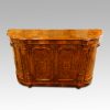 Victorian walnut credenza cabinet