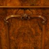 Victorian walnut credenza cabinet carving