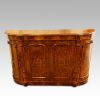 Victorian walnut credenza cabinet front