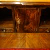 Walnut dome top bureau bookcase interior door