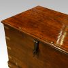 Antique brass bound merchants chest corner