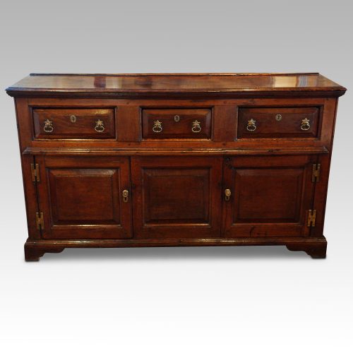 Antique oak dresser base 2