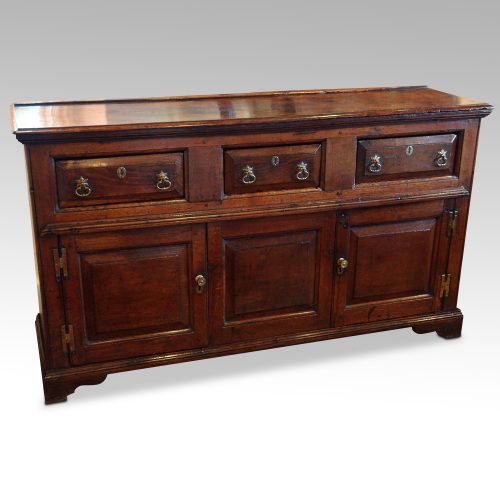 Antique oak dresser base