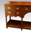 Antique oak potboard dresser base drawers