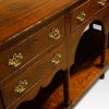 Antique oak potboard dresser base handles