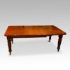 Victorian1880's mahogany extending dining table with 1 leaf