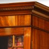 Edwardian mahogany glazed bookcase cornice