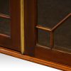 Edwardian mahogany glazed bookcase divider