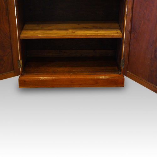 Edwardian walnut cupboard (10)