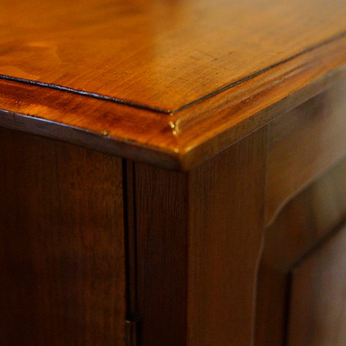 Edwardian walnut cupboard (2)