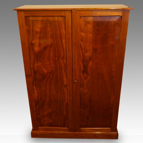 Edwardian walnut cupboard (5)