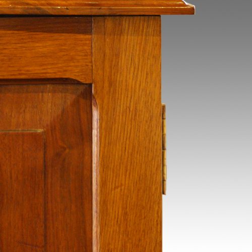 Edwardian walnut cupboard (9)