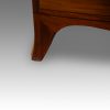 Georgian mahogany bow chest bracket foot