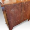 Georgian mahogany bow chest rear