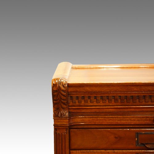 Globe wernicke filing cabinet carving