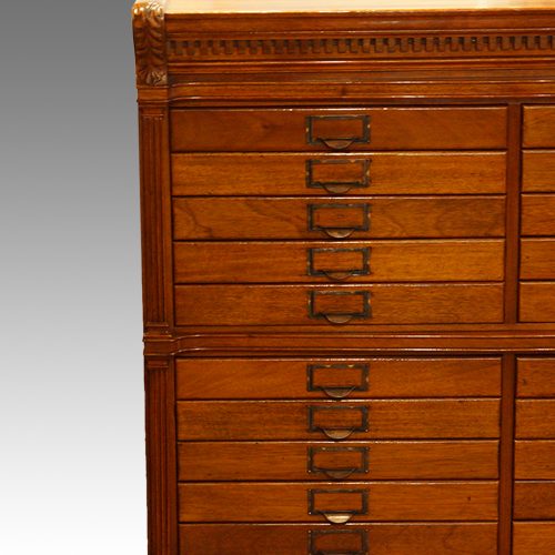 Globe wernicke filing cabinet drawer detail