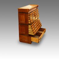 Globe wernicke filing cabinet drawers open