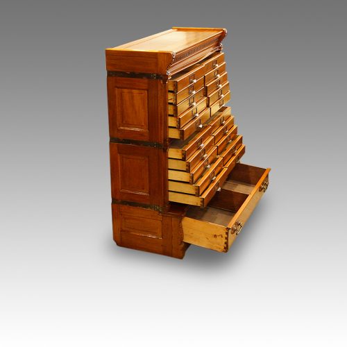 Globe wernicke filing cabinet drawers open