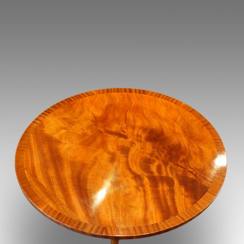 Mahogany circular coffee table top
