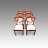 Set of 6 Victorian mahogany balloonback dining chairs