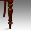 Set of 6 Victorian mahogany balloonback dining chairs front leg