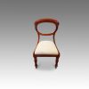 Set of 6 Victorian mahogany balloonback dining chairs single