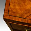 Walnut bow front dressing table banding