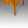 Walnut bow front dressing table leg