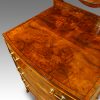 Walnut bow front dressing table top