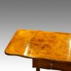 Walnut sofa table flap detail